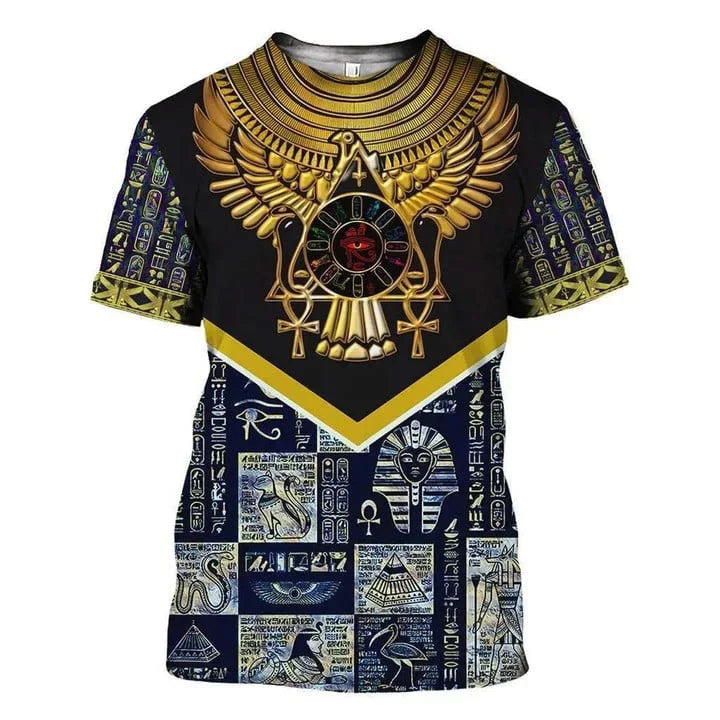 Anubis Graphic Men's T-shirt Stylish Casual.