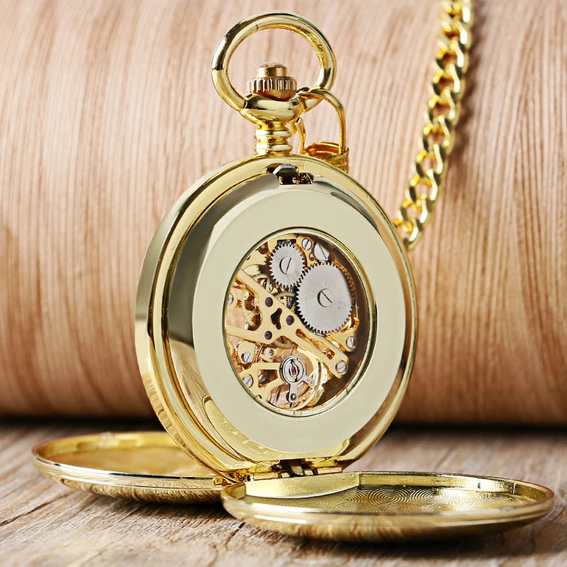 Hand Wind Mechanical Men's Pocket Watch