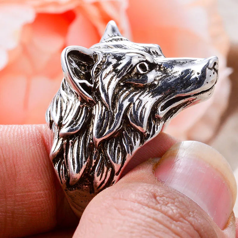 New Arrival Personality Wolf Head Design