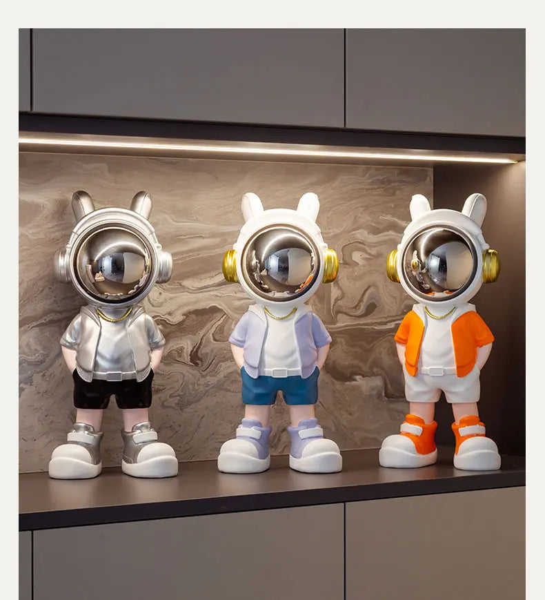 ✨ 2024 New Astronaut Desktop Wine Cabinet: Elevate Your Home Décor! 🍷