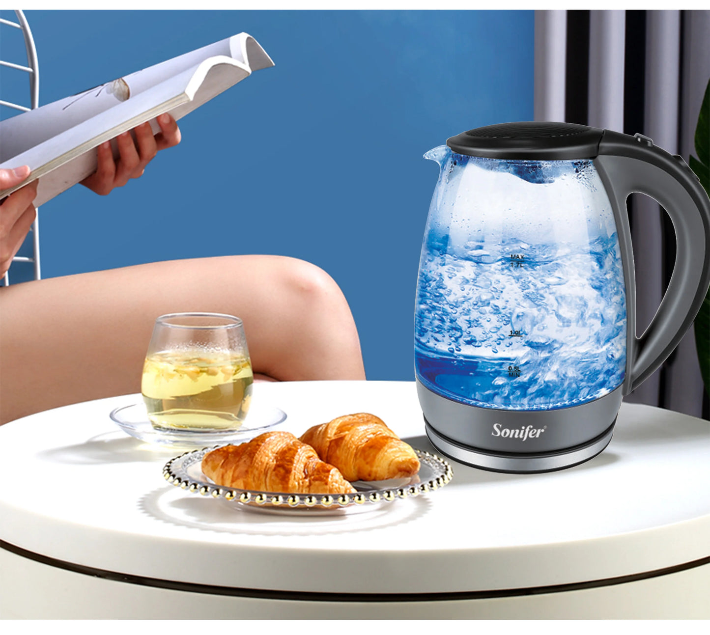 Glass Health Preserving Pot Electric Kettle.