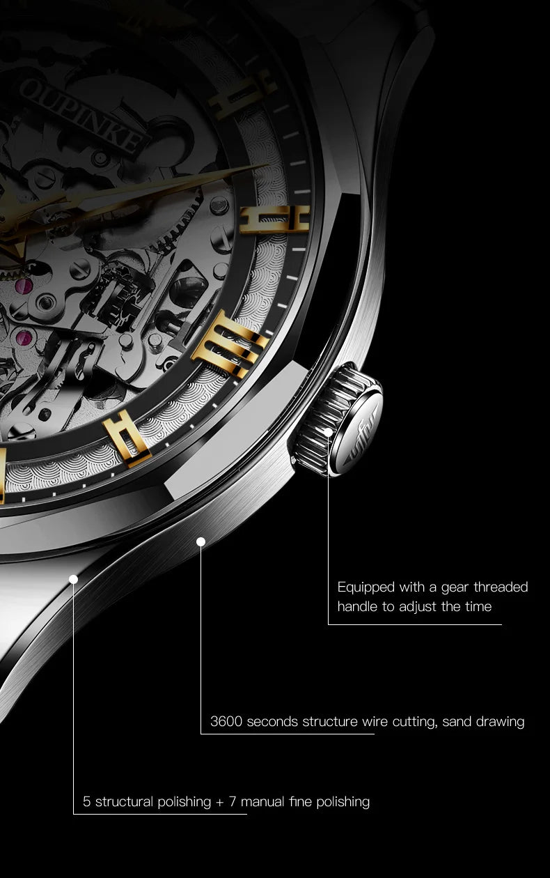 OUPINKE 3209 Deep Waterproof Mechanical Watch: A Timeless Statement for the Modern Man