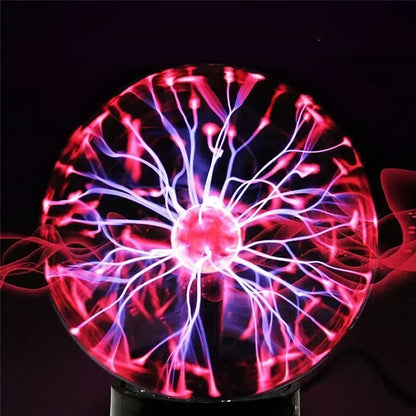 Novelty Magic Crystal Plasma Ball Touch Lamp 3/4/5/6/8Inch LED Night Light Kid Birthday Christmas Gift Decor Electrostatic Flash