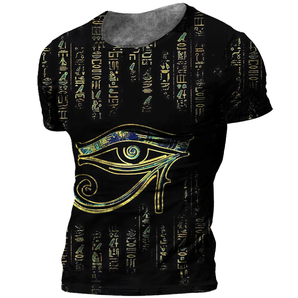 Ancient Egyptian Print 3D Men's And Women's Summer