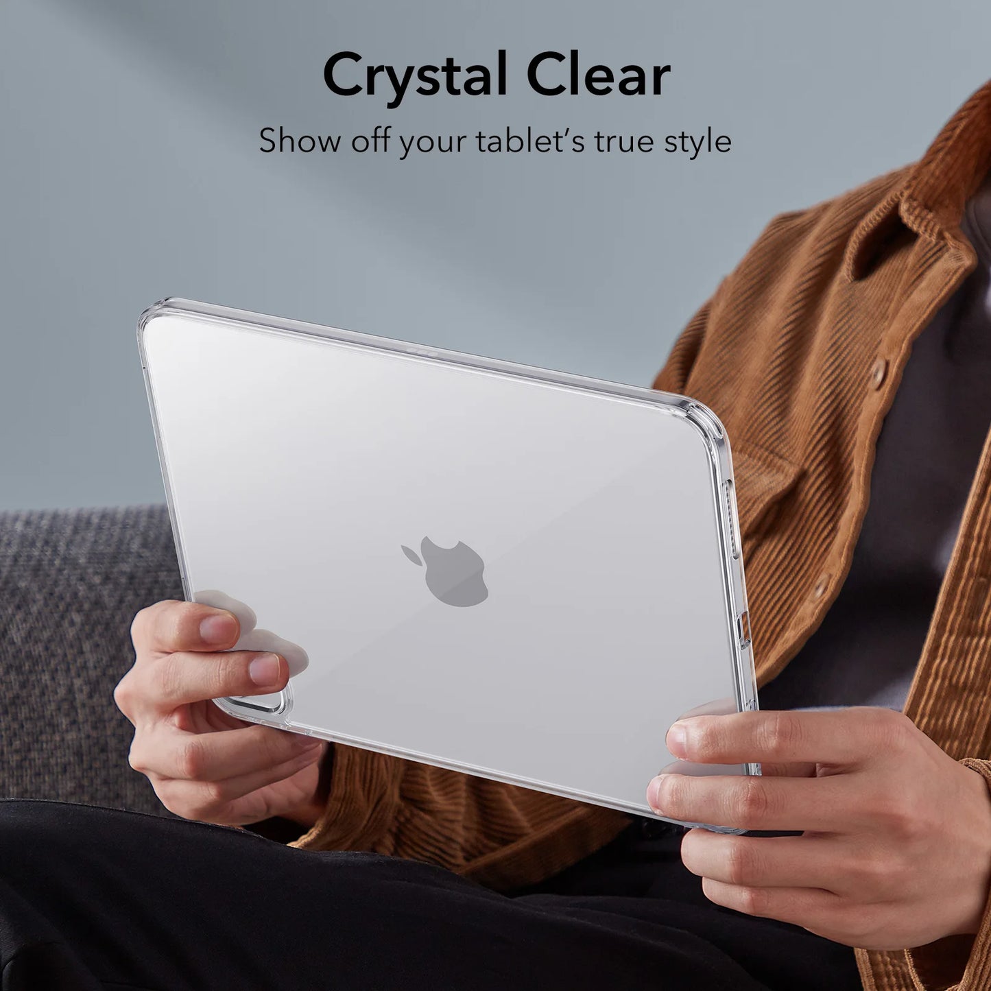 ESR Case for iPad 10 2022 Crystal Clear Back Cover.