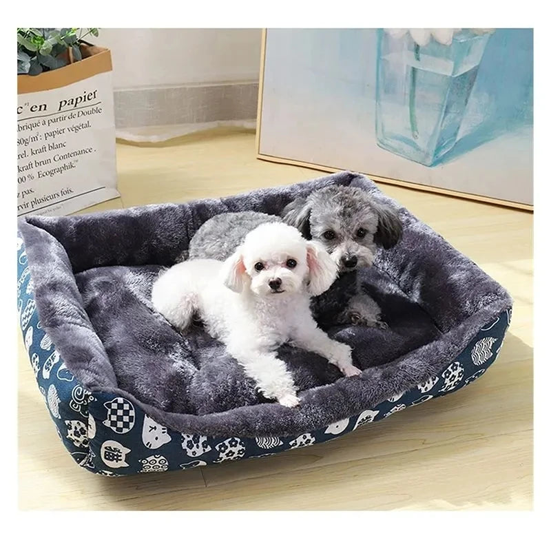 Large Pet Bed Warm Dog House Comfortable Plush cat Kennel Durable non-slip Pet Nest Soft Kennel For Small Medium Large Dog cat