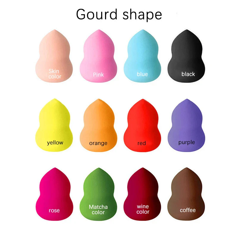 1/2 pcs Cosmetic Puff Egg Women Make up Droplet Gourd Shape