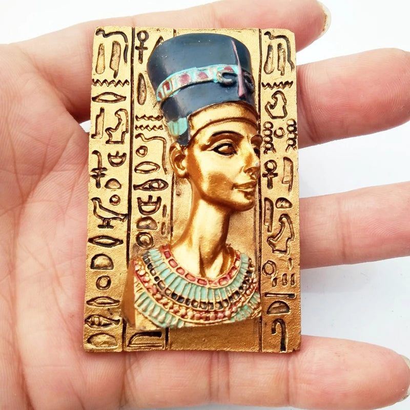 Fridge Magnet – Egyptian Mythology Anubis & Queen.