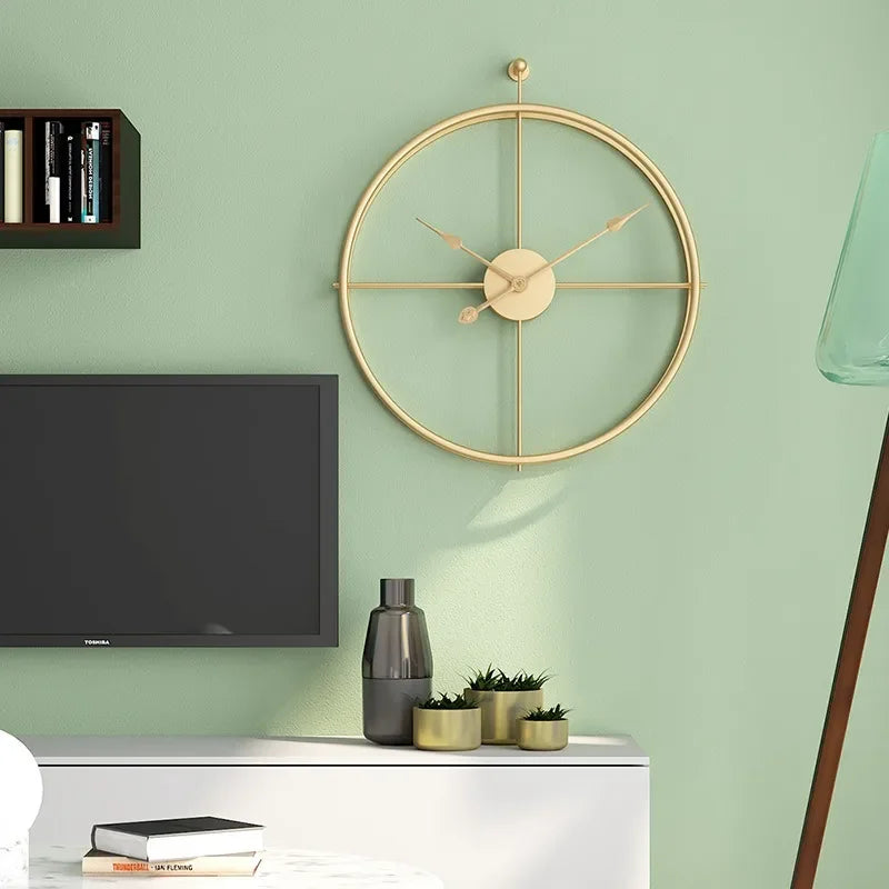 Wall Clock Modern Design Large Mute Clocks.