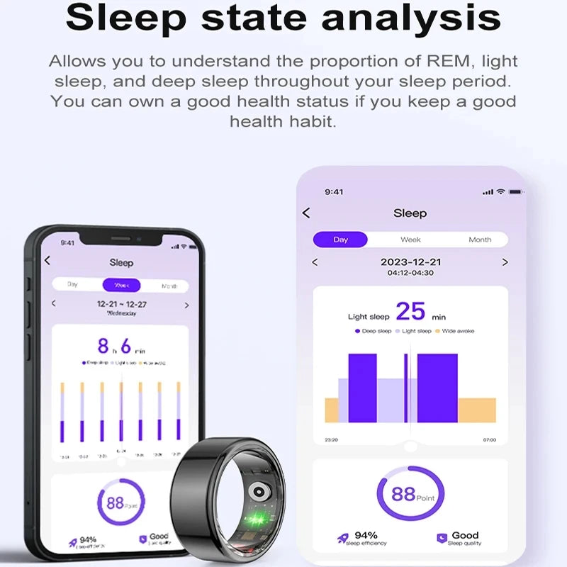 Smart Ring 2024 Smartring R02 Health Monitoring.