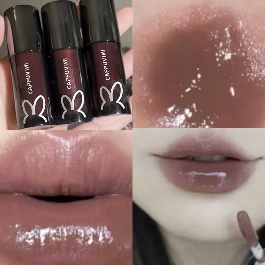 fine glitter glass lip gloss