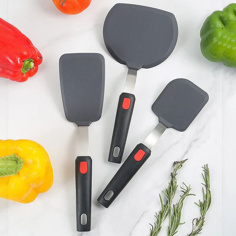 Silicone Spatula for Non-Stick Pots - High-Temperature Resistant Stir Fry Spatula.