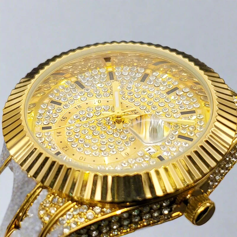 Bracelet Party Jewelry Watch For Male Gold Watches.