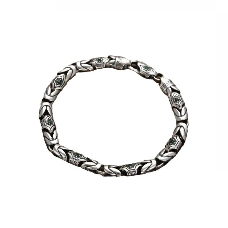 Silver Personality Diamond Türkiye Style Bracelet.