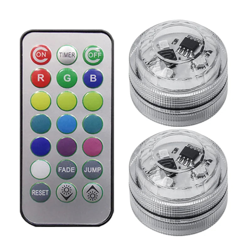 Wireless Intelligent Remote Control LED Night Iight IP67 Waterproof Home Atmosphere, Game Room, DIY Decoration, Long Service Lif