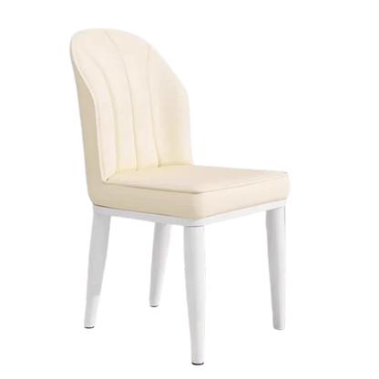 White Waterproof Dining Chair Eaiting Gold Simple Leather Designer Dining Chair Nordic Modern Cadeiras De Jantar Furniture