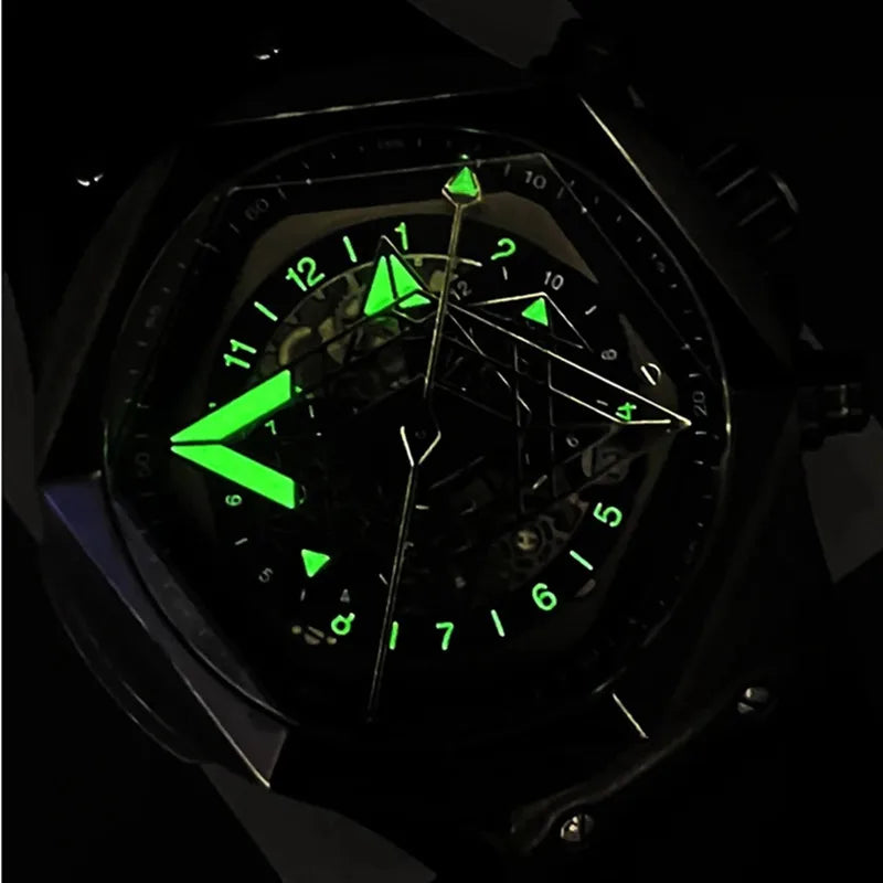 Reloj Hombre Luxury Mechanical Watches for Men Skeleton