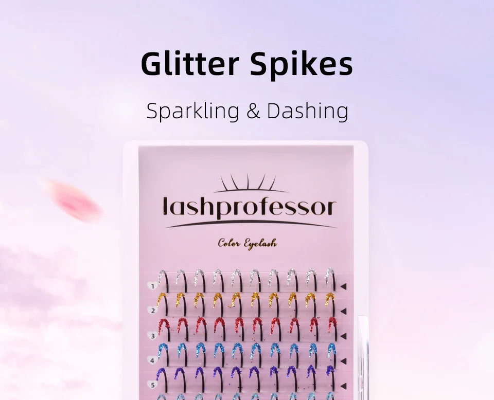 New Fashion Glitter Wispy Spike Eyelashes Extensions Party