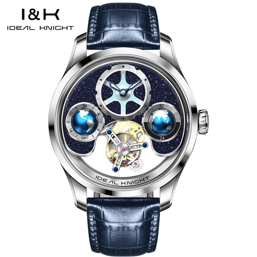 IDEAL KNIGHT 6805 Mechanical Watch for Men Automatic Movement Official Certification 100% Original High-end Man Hand Clock NEW