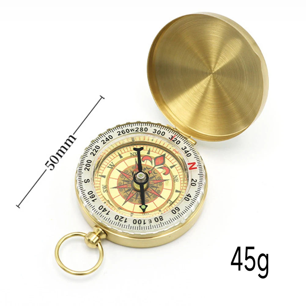 G50 Compass Pure Copper Pocket Watch