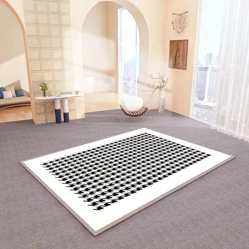 Light Luxury Nordic Style Carpets for Living Room Decoration Rugs for Bedroom Decor Carpet Non-slip Area Rug Washable Floor Mat