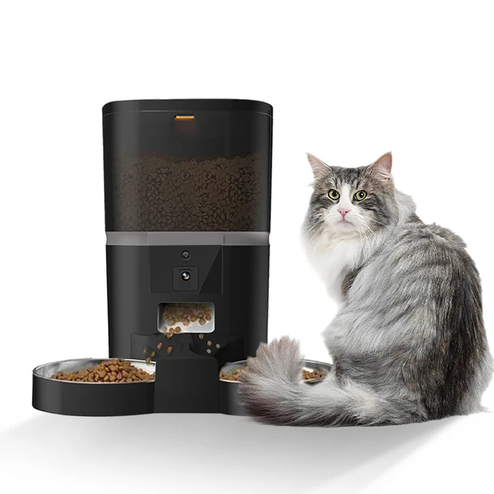 Camera Automatic Pet Feeder Cat And Dog.