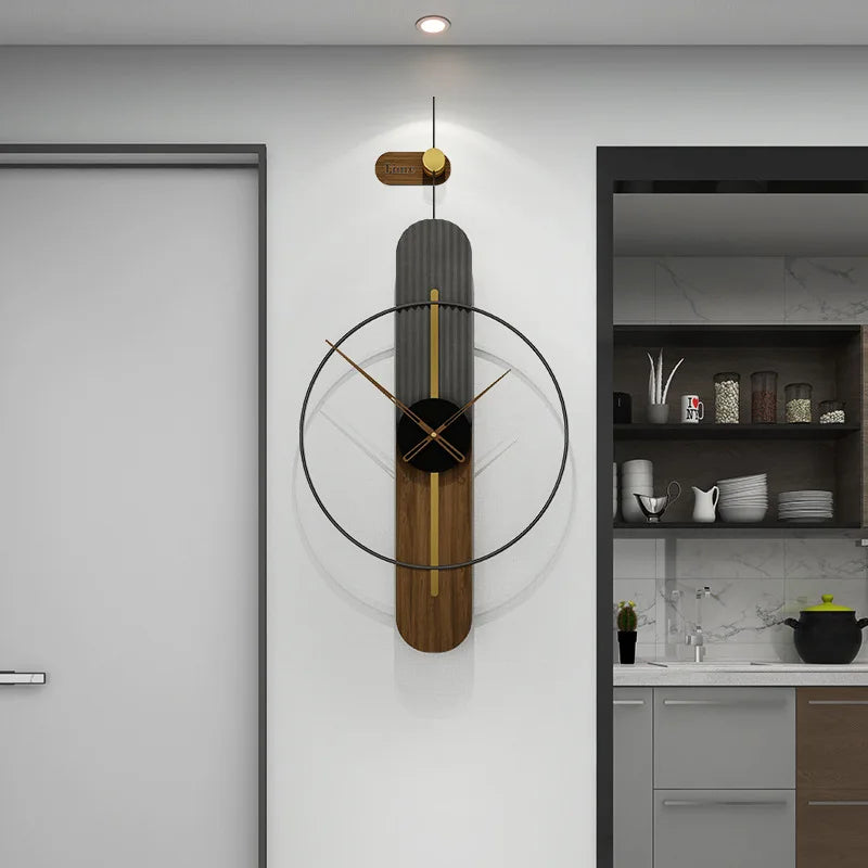 Minimalist Creative Wall Clock, Nordic Living Room.