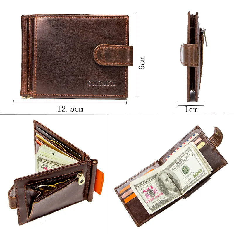 Genuine Leather Men's Wallet.