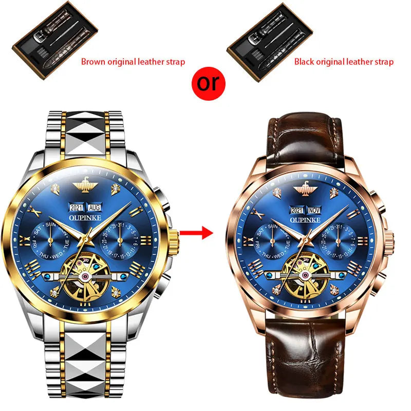 OUPINKE Original Automatic Mechanical Watch for Men