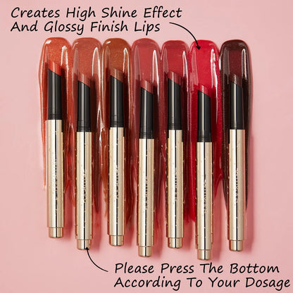 Shimmer Lip Gloss Stick Moisturizing Long Lasting.