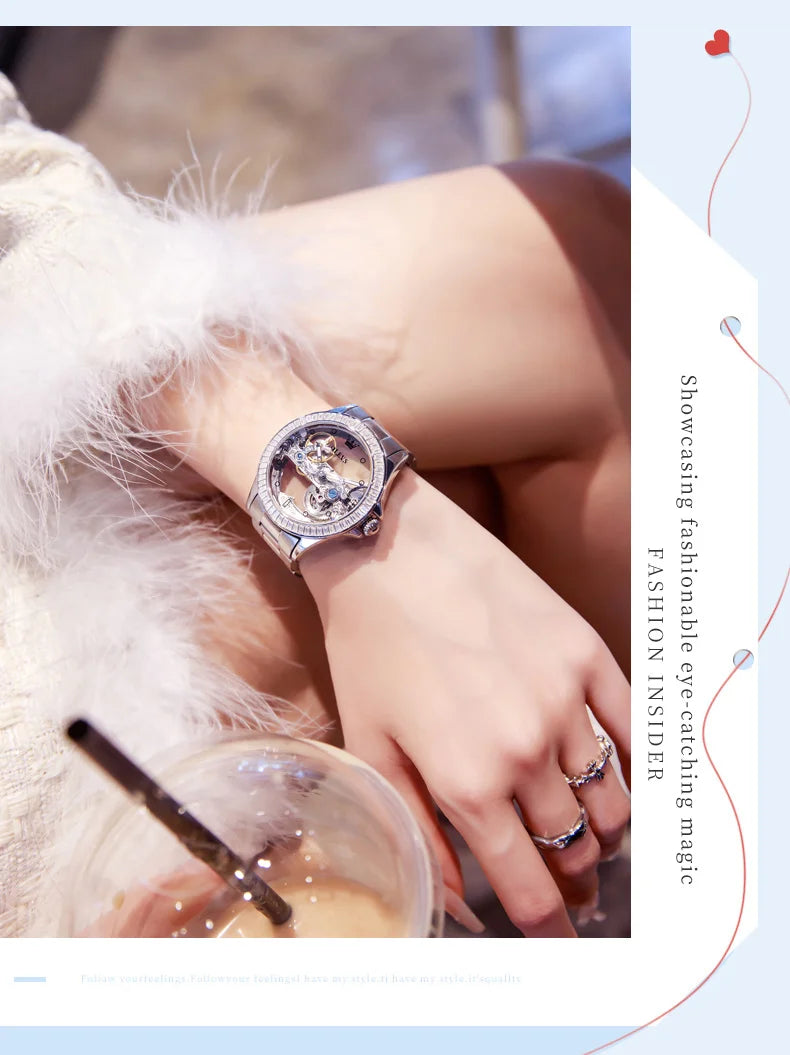 OLEVS 6699 Luxury Original Mechanical Watch For Women.