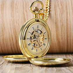 Hand Wind Mechanical Men's Pocket Watch