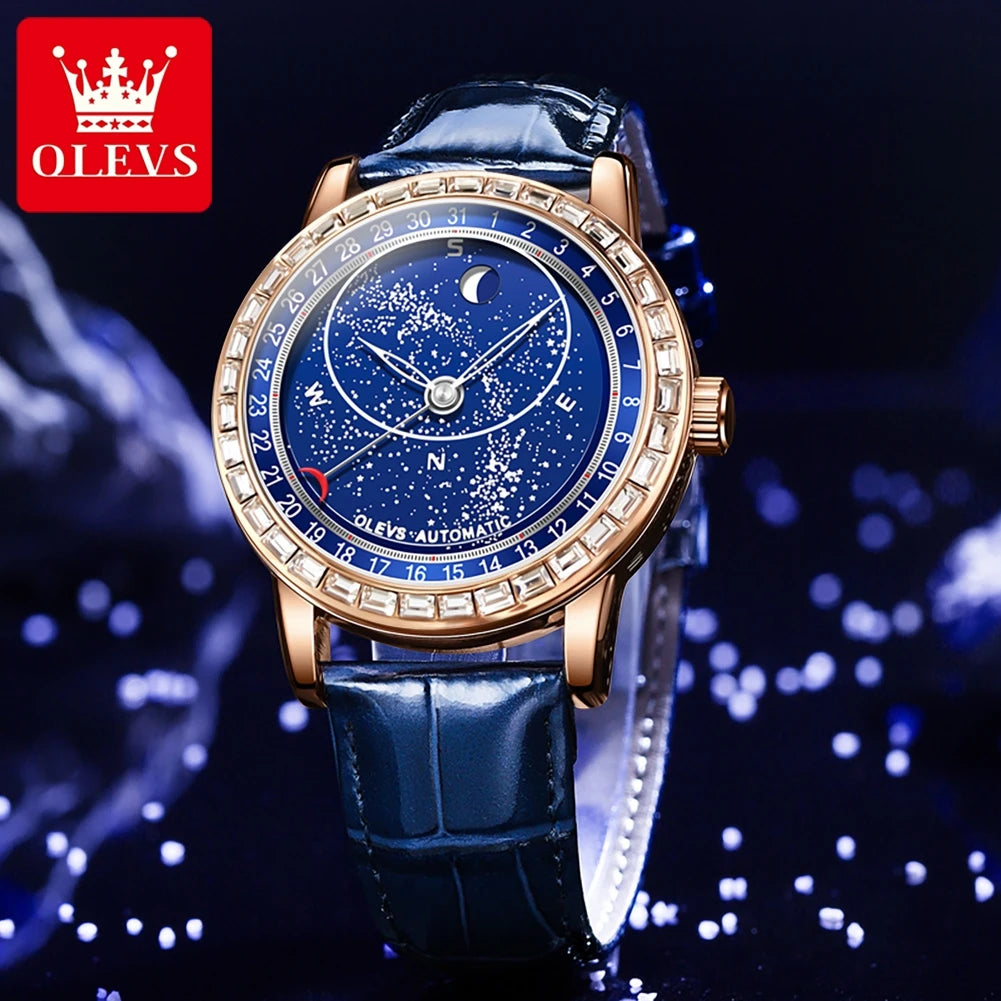 OLEVS Automatic Watch Luxury Mechanical Wristwatch.