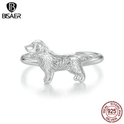 Silver Little Golden Open Ring Pet Dog