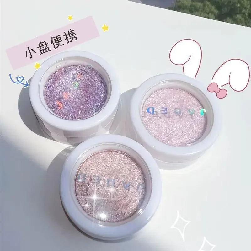 High Quality Matte Eyeshadow Palette Pearlescent Sequins Blush.