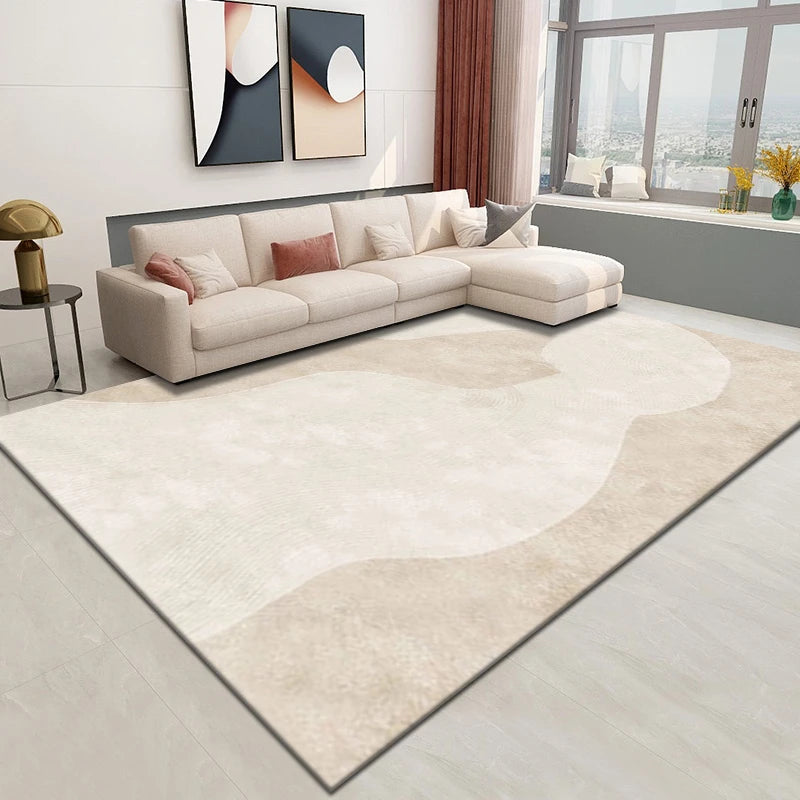 French Living Room Large Area Living Room Carpets Beige Home Bedroom Bedside Carpet Cream Style Coffee Table Cloakroom Rug Ковер