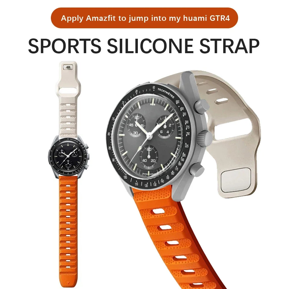 Silicone Strap for Omega X Swatch joint MoonSwatch.