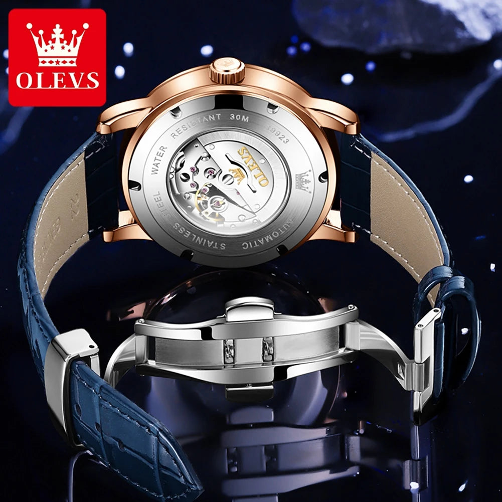 OLEVS Automatic Watch Luxury Mechanical Wristwatch.