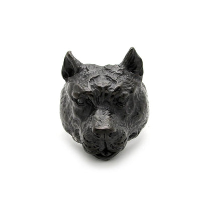 Stainless Steel Animal Pit Bull Dog Ring.