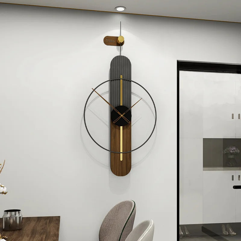 Minimalist Creative Wall Clock, Nordic Living Room.