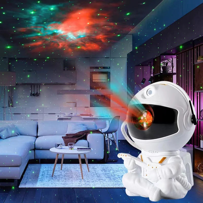 Transform Your Space with the Astronaut Galaxy Starry Sky Projector!