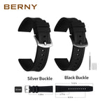 BERNY Silicone Strap Watchbands.