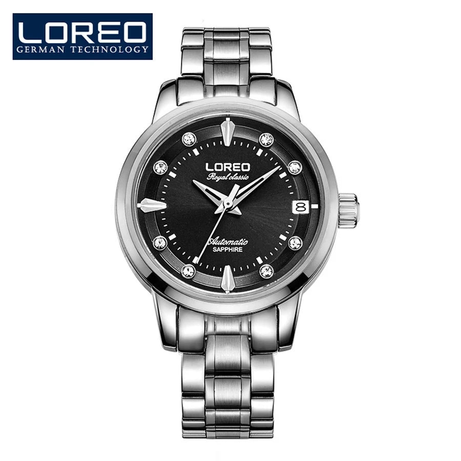 LOREO Original Diamond Dial Seagull Automatic Mechanical Watch.