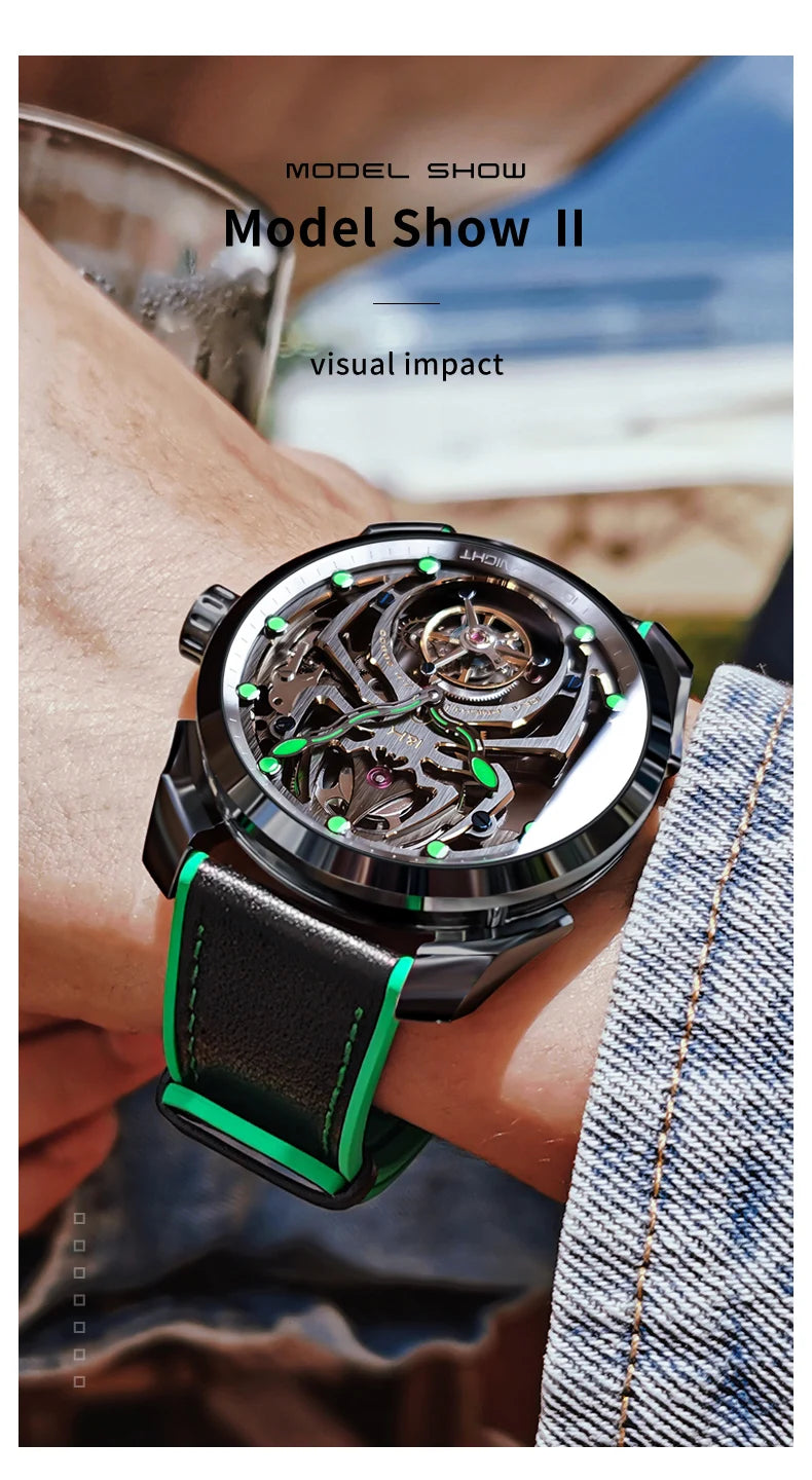 IDEAL KNIGHT Tourbillon  Waterproof Watch