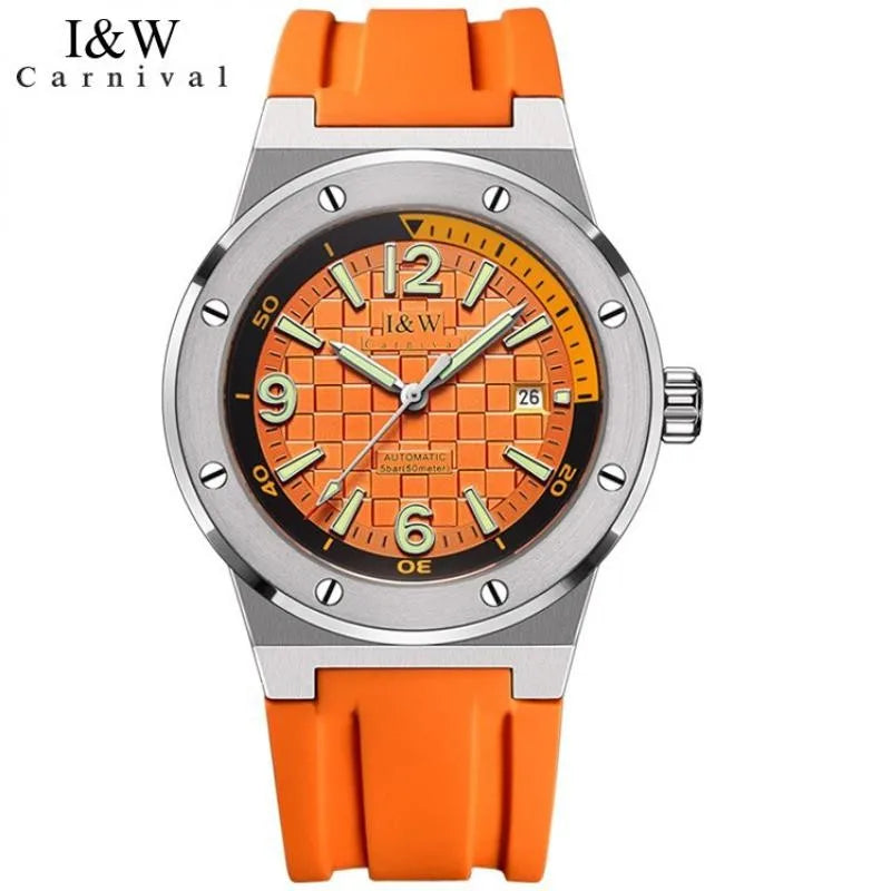 Carnival Iw For Men's Watch Japan Miyota Mechanical.