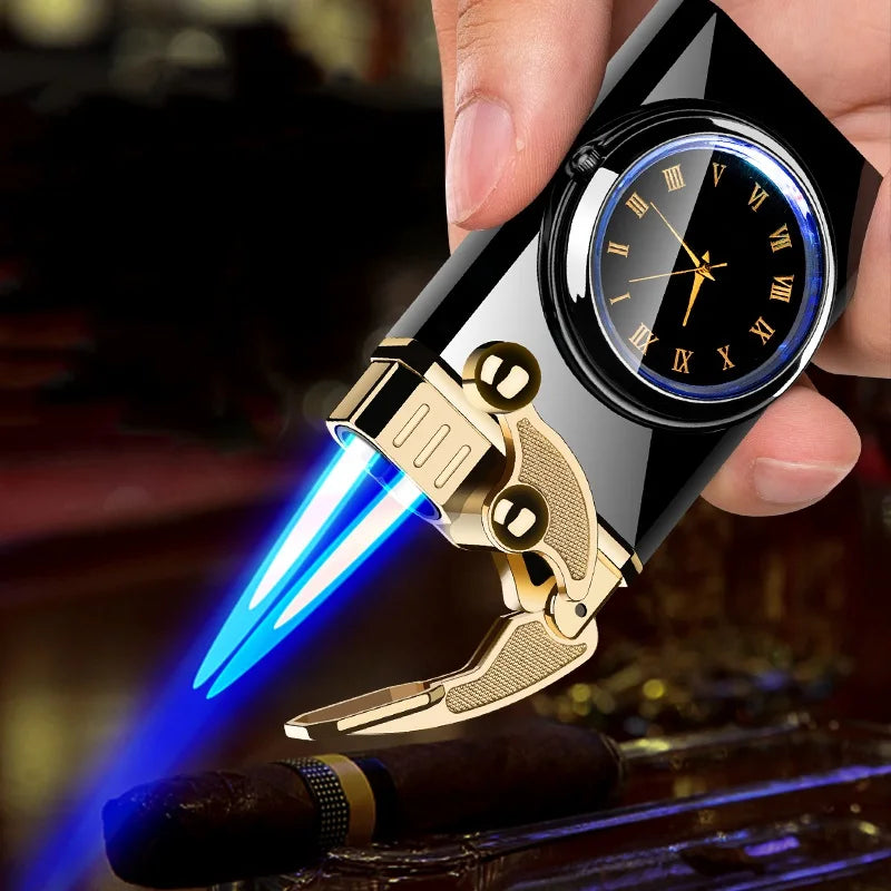 Watch Gas Lighter Windproof Metal Rocker.