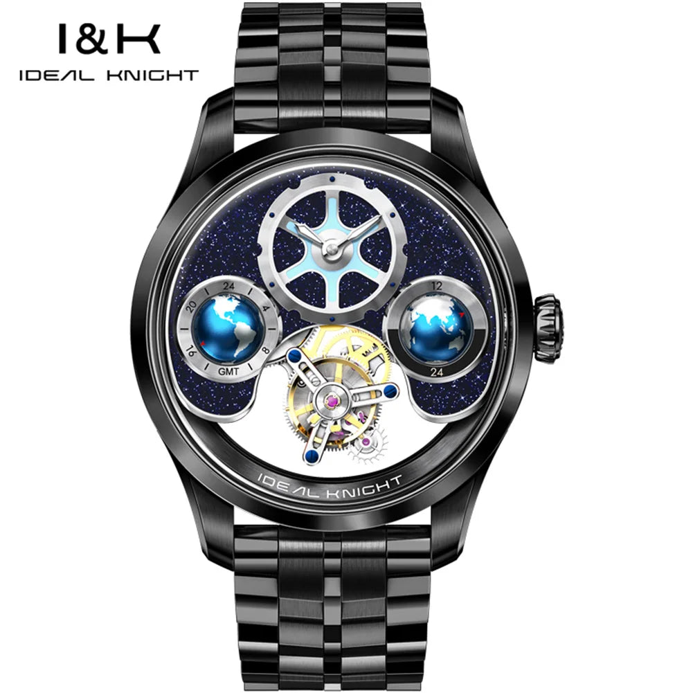 IDEAL KNIGHT 6805 Mechanical Watch for Men Automatic Movement Official Certification 100% Original High-end Man Hand Clock NEW