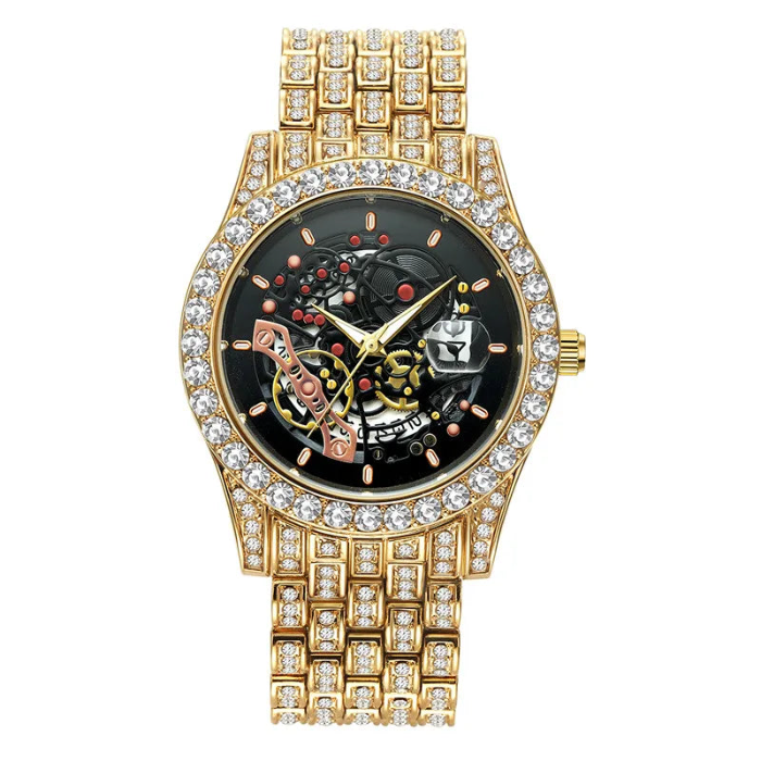 Luxury Diamond Golden Date Quartz 2024.