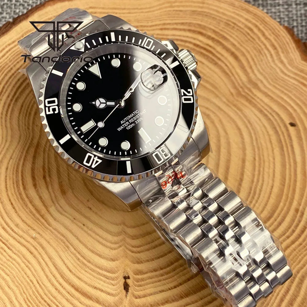 Tandorio NH35A Date Stainless Steel Dive Automatic