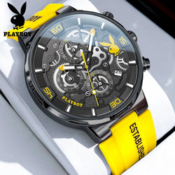 PLAYBOY Luxury Original Watch for Men Silicone.